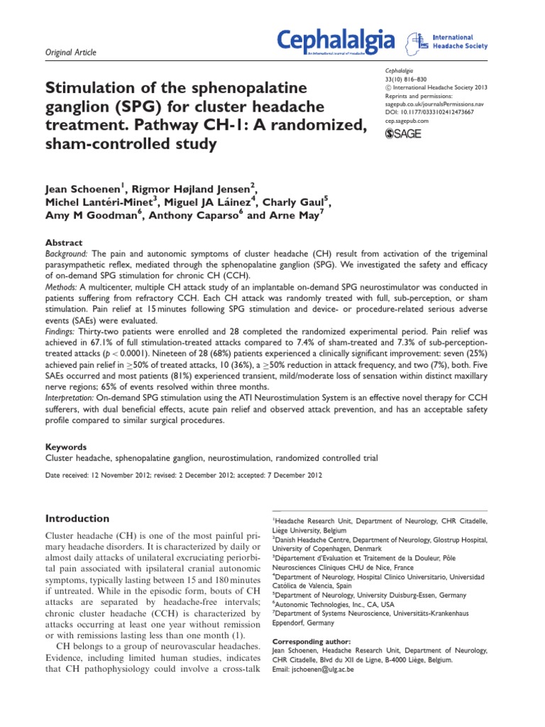 Jurnal Elektrik Aspirin PDF Deep Brain Stimulation Pain Management