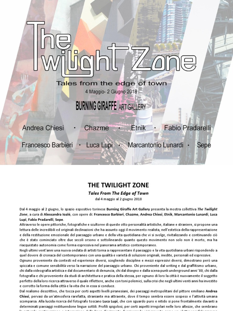 The Twilight Zone Graffiti Street Art