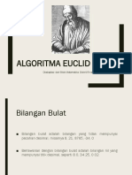 Kuliah 3 Algoritma Euclid