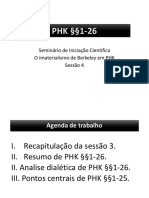 Análise do imaterialismo de Berkeley em PHK §§1-26