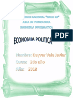 Ccarátula de Econonia Politica