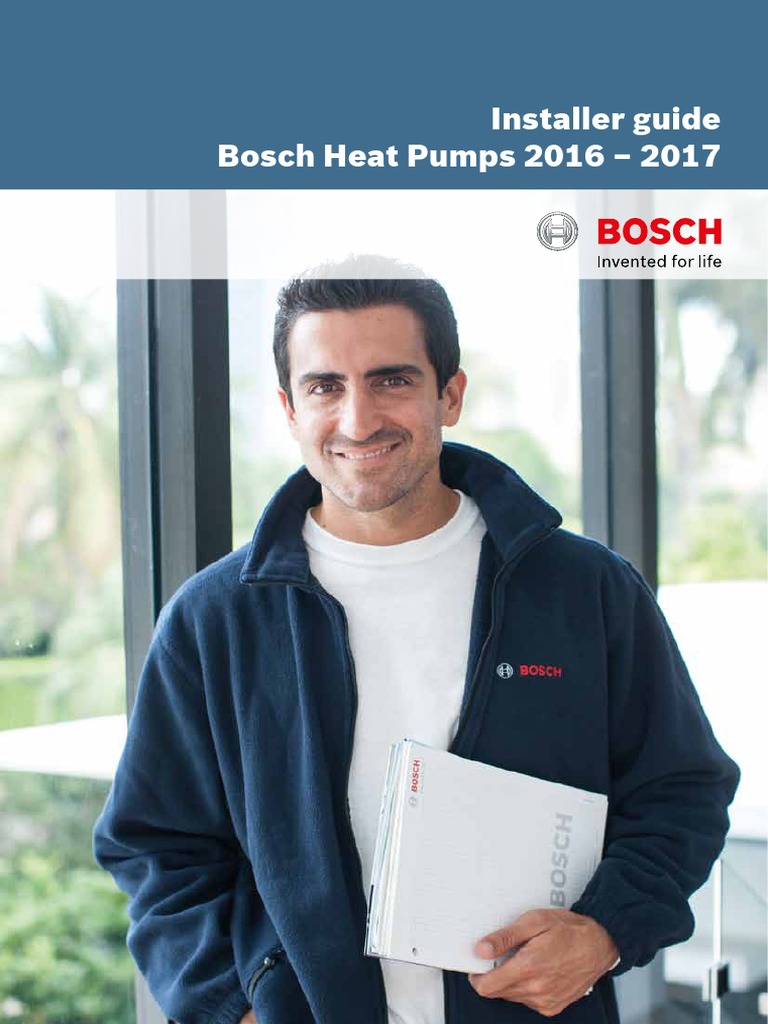 Installer Guide Bosch Heat Pumps 20162017 en Preview7 PDF Heat