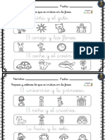 Fichas Par La Iniciación A La Lectoescritura PDF