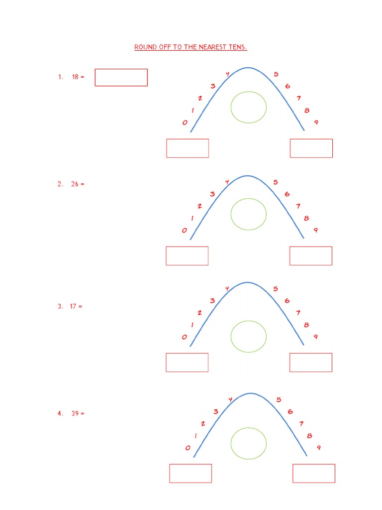 Rounding Practice for Students | PDF