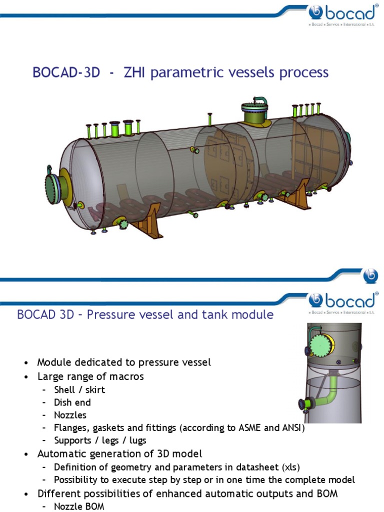 BOCAD 3D Pressure Vessel Module | PDF | Mechanical Engineering ...