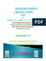 Siesmic Network Nigeria