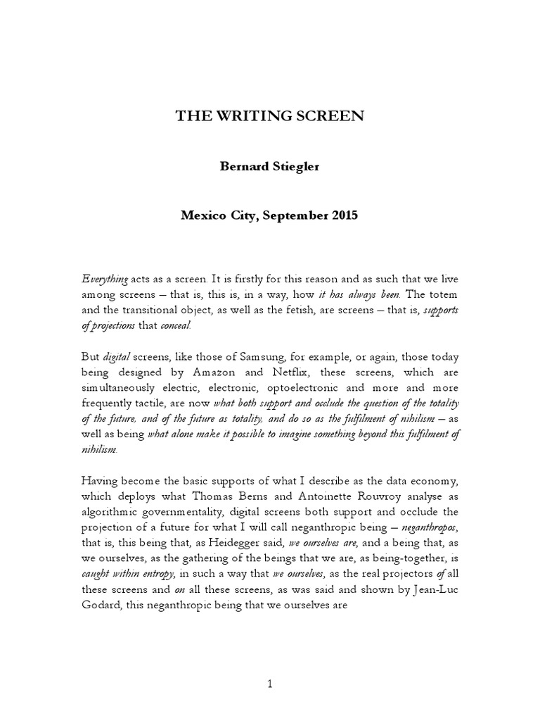 The Role of Digital Screens in Society | PDF | Semantic Web | A Priori ...