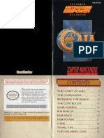 Illusion of Gaia - SNES - Manual