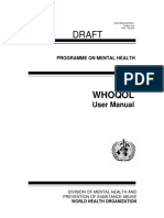 Who Qol User Manual 98 PDF