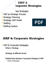 Unit 2 HRP & Corporate Strategies