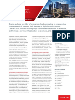 The Complete Cloud and Next-Generation Platform For Business - Oracle Fact Sheet