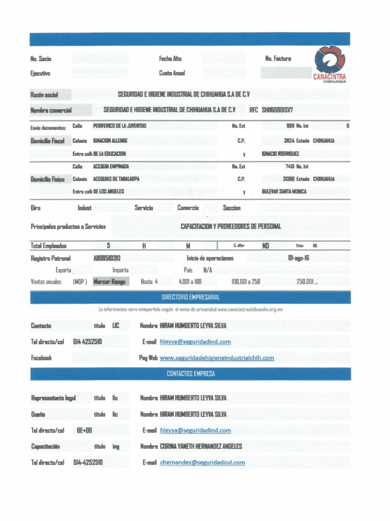 Documentos Canacintra | PDF