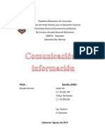 Comunicación e Información