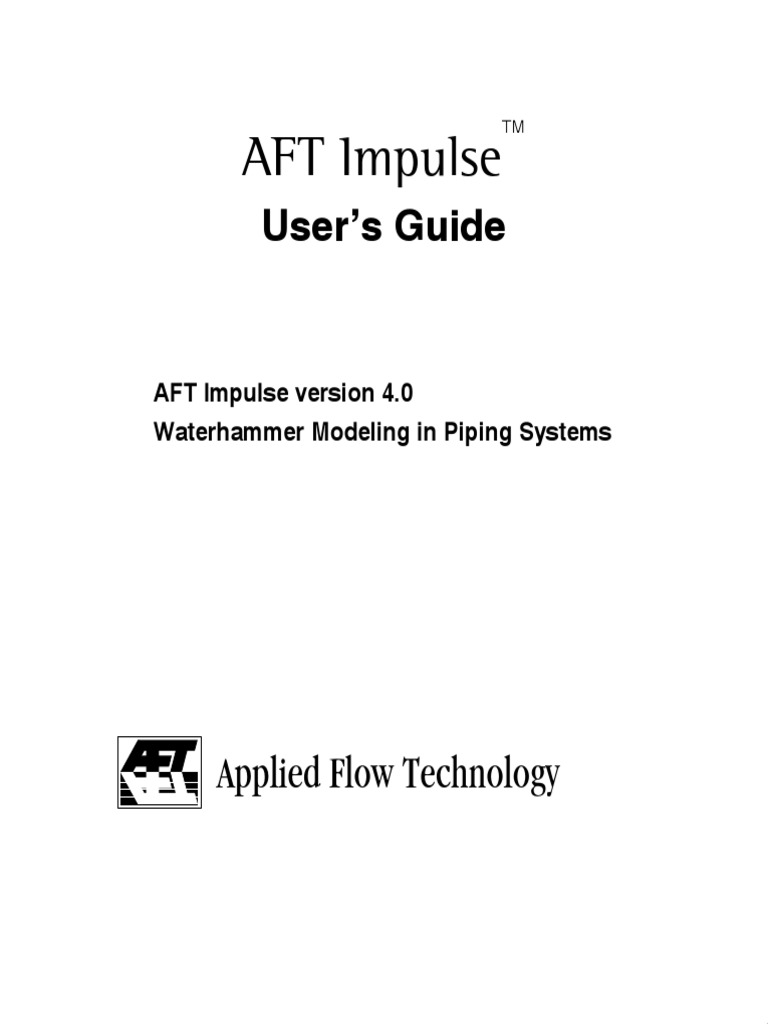 Impulse 4.0 Users Guide SI PDF | PDF | Pump | Engineering