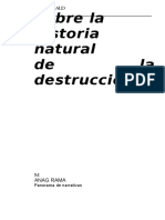 92555290 Sebald W G Sobre La Historia Natural de La Destruccion