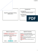 Algorithm Sequence of Unambiguous Instructions For Solving A Problem Finite Amount of Time