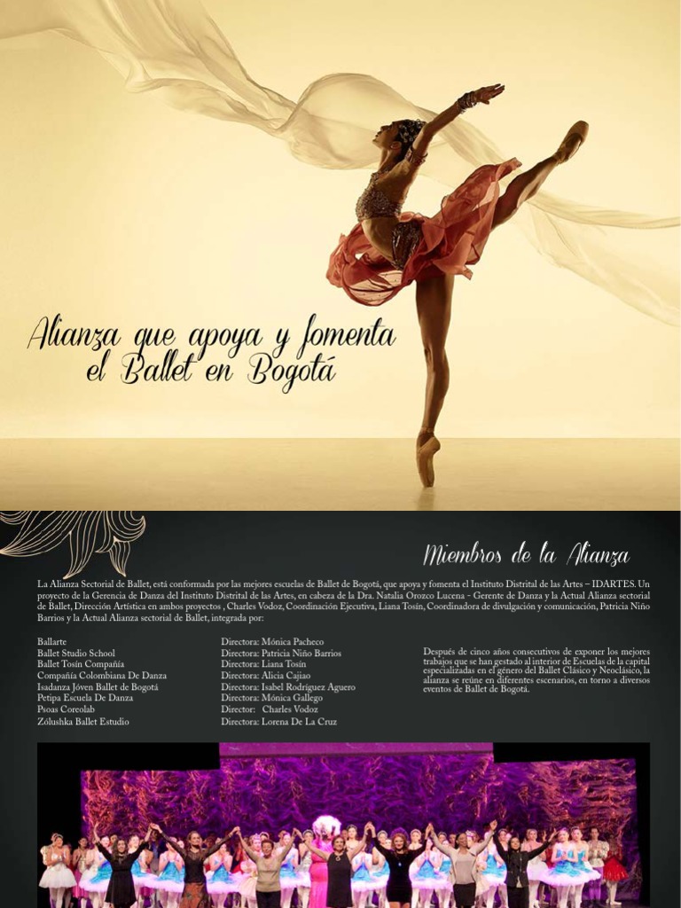 Portafolio Alianza Ballet | PDF | Ballet | Bailes