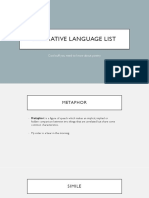 Figerative Language List