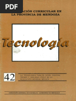 Renovación Currlcular en La Provincia de Mendoza La Tecnologia Para El Nivel Inicial, Primer y Segundo Ciclo de La Educación