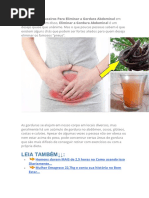 Os 15 Remédios Caseiros Para Eliminar a Gordura Abdominal!