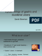Epidemiology of Gastric and Duodenal Ulcers 
