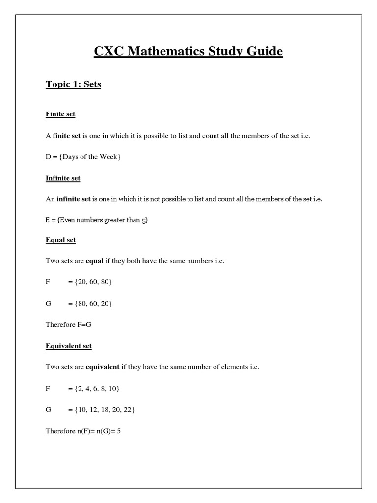 CXC Msths Basic Questions and Answer | Quadratic Equation | Function ...