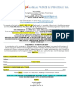 Springdale 2018 Parade Entry Form