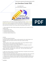 Soal Cpns Dan Kunci Jawaban Gratis TKB Kesehatan Latihan Soal CPN PDF