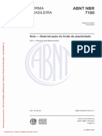 Abnt NBR 7180 - Solo - Determinação Do Limite de Plasticidade