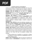 Contrato de Anticresis