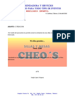 Sillas Cheos