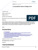 Urrutia, Leopoldo - Vulgarización Sobre La Posesión Ante El Código Civil Chileno