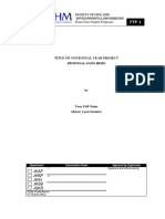 Project Proposal Fyp 1 Cover Template