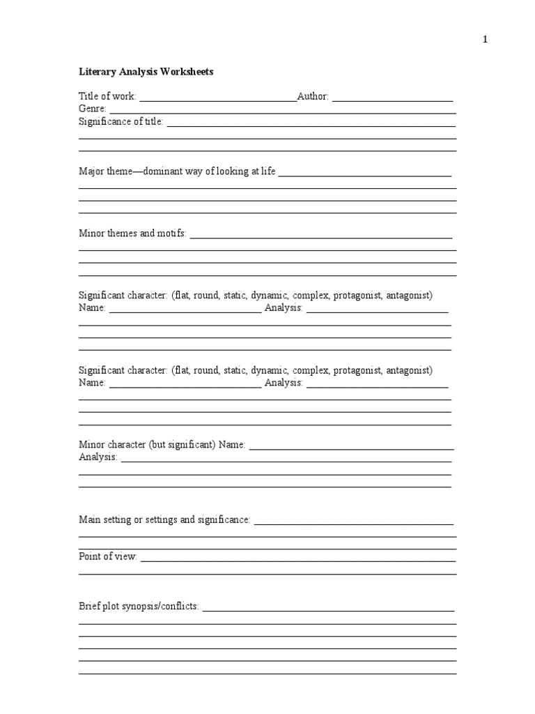 literary analysis dramatic speeches worksheet answers