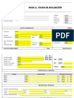 Ficha de Afiliación - MODELO