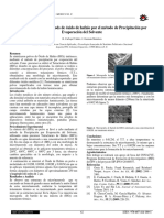 V STA P82-Síntesis de Micro-Nanorods de Óxido de Hafnio Por El Método de Precipitación Por Evaporación Del Solvente