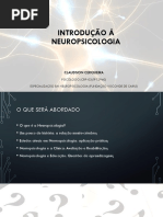 Introdução à Neuropsicologia