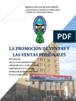 Tema 18 Grupo 18 La Promocion de Ventas y Las Ventas Personales