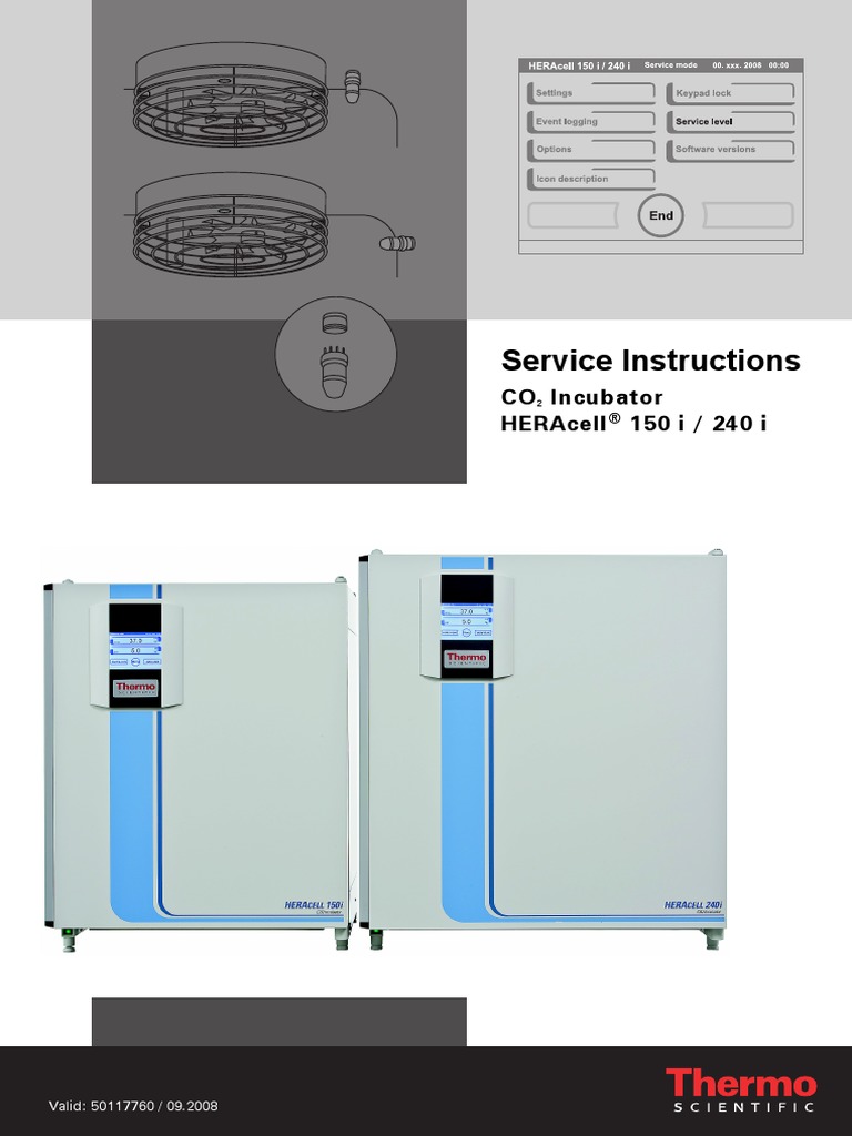 150i240i Heracell Service Manual Carbon Dioxide Oxygen