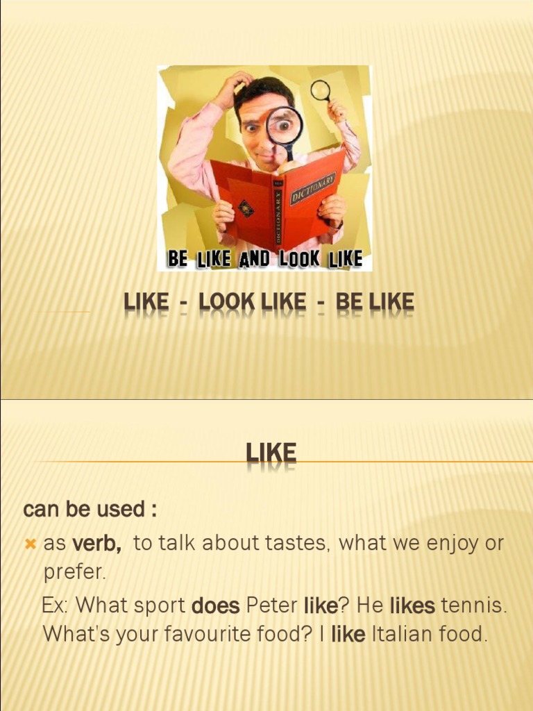 Like - Look Like - Be Like | PDF