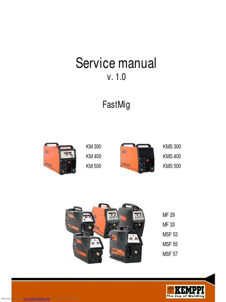 FastMIG Service Manual PDF Rectifier Calibration