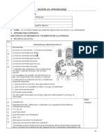 Sesiones de aprendizaje 4º año.doc