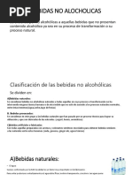 Bebidas No Alocholicas