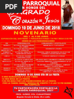 Fiesta Sagrado Corazón de Jesús 2018