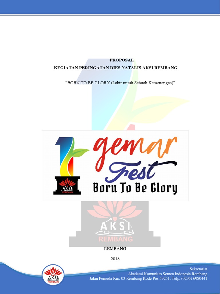 Proposal Dies Natalis Gemarfest (Smartfren)