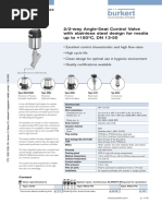 Burkert Valve Catalogue | PDF | Valve | Pressure