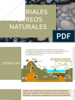 Materiales pétreos naturales