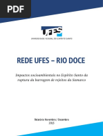 Impactos Socioambientais No Espírito Santo Da Ruptura Da Barragem de Rejeitos Da Samarco