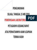 PENGUMUMAN