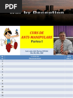 1. Curs de Anti-manipulare